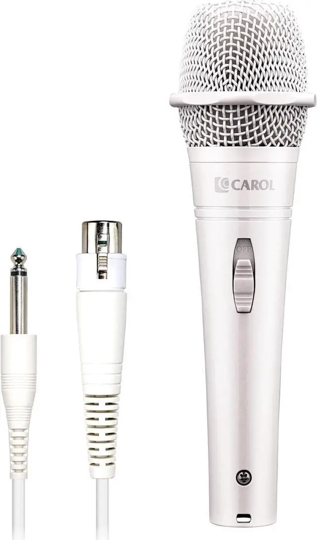Main image of CAROL Dynamic Microphone with Super-Cardioid E dur-916S, Optimized for All Vocal Applications, Minimizes Handling Noise without compromising Sound Quality (White Edition)