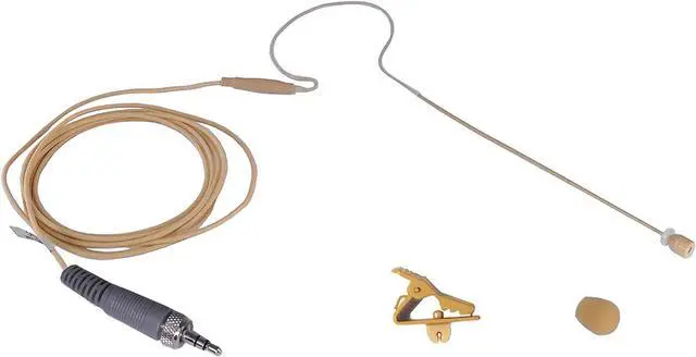 Main image of AVL630T-35LS Mini Headset Microphone, Tan | For Sennheiser