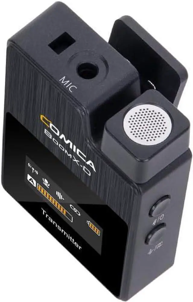 Alt view image 5 of 7 - COMICA Wireless Lavalier Microphone, BoomX-D1 2.4G Compact Wireless Lapel Microphone System with 1 Transmitter and 1 Receiver,Lav Mic for Smartphone Camera Podcast Interview YouTube Facebook Live