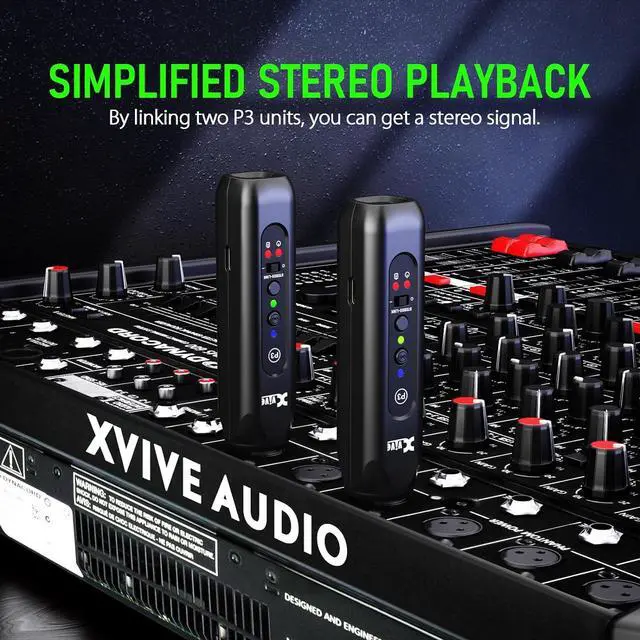 Alt view image 2 of 7 - P3 Wireless XLR Bluetooth Receiver Bluetooth Adapter for Speakers Audio Mixer PA Systems DJ System(P3 XLR)