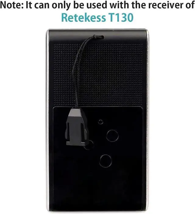 Alt view image 2 of 7 - Retekess T130 Wireless Tour Guide Transmitter,Lavalier Microphone,99 Channel,Church Translation Transmitter for Interpretation Training Court