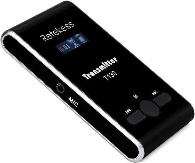 Alt view image 5 of 7 - Retekess T130 Wireless Tour Guide Transmitter,Lavalier Microphone,99 Channel,Church Translation Transmitter for Interpretation Training Court