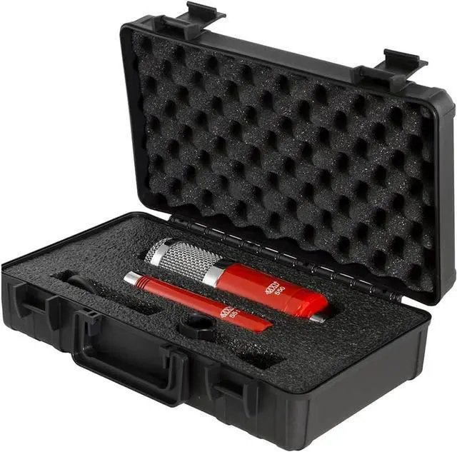 Alt view image 2 of 6 - MXL 550/551R Microphone Ensemble with 550 Large Diaphragm and 551R Instrument Microphone - Red