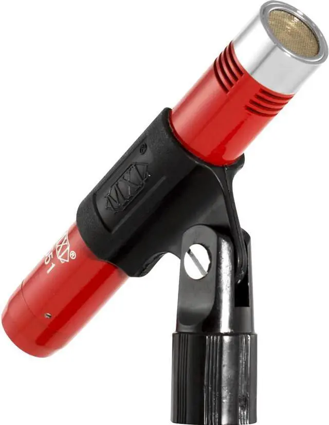 Alt view image 6 of 6 - MXL 550/551R Microphone Ensemble with 550 Large Diaphragm and 551R Instrument Microphone - Red
