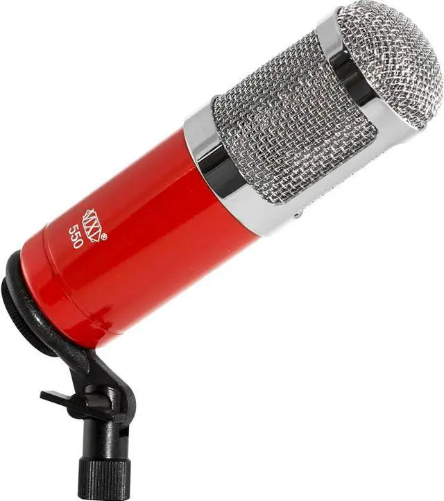 Alt view image 5 of 6 - MXL 550/551R Microphone Ensemble with 550 Large Diaphragm and 551R Instrument Microphone - Red