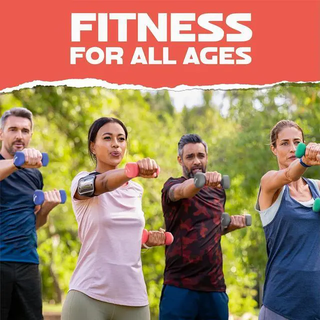 Alt view image 7 of 7 - Yes4All Neoprene Coated Dumbbell Hand Weight Sets of 2 - Multiple Weight Options with 15 Colors, Anti-roll, Anti-Slip, Hexagon Shape