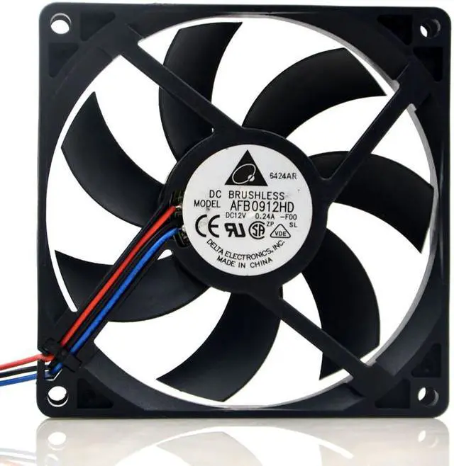 Main image of 9020 9CM AFB0912HD 12V 0.24A Double Ball Chassis Server 3-Wire Fan