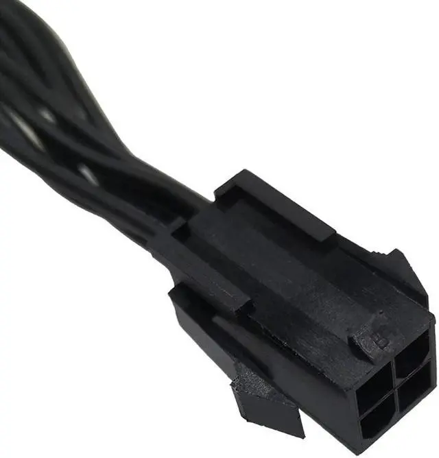 Alt view image 3 of 5 - ATX 4 Pin to Motherboard CPU 8 Pin Converter Adapter Extension Cable for Power Supply with ATX 4 Pin Port (2-Pack 20cm)