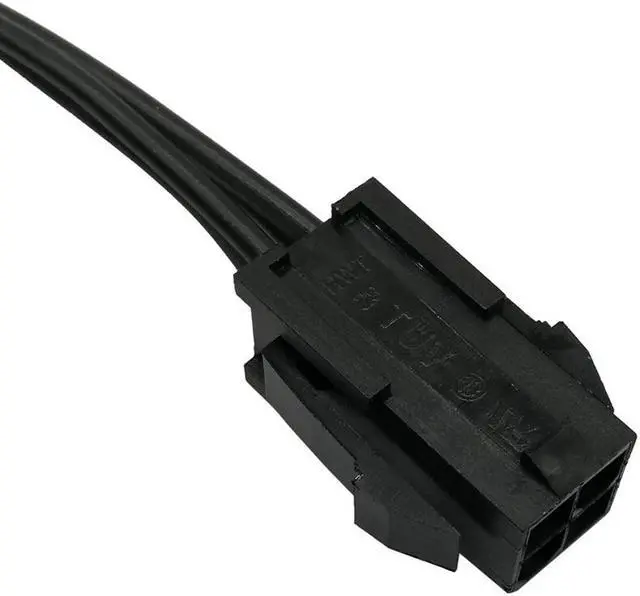 Alt view image 4 of 5 - ATX 4 Pin to Motherboard CPU 8 Pin Converter Adapter Extension Cable for Power Supply with ATX 4 Pin Port (2-Pack 20cm)
