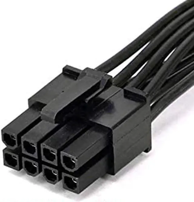 Alt view image 5 of 5 - ATX 4 Pin to Motherboard CPU 8 Pin Converter Adapter Extension Cable for Power Supply with ATX 4 Pin Port (2-Pack 20cm)
