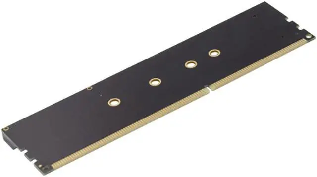 Alt view image 5 of 5 - DDR3 Memory Slot M.2 SSD to SATA Expansion Board DDR3 to M.2 NGFF SSD Adapter for Laptop PC