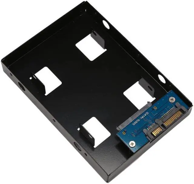 Alt view image 2 of 5 - 2.5 Inch SATA SSD or Mechanical Hard Disk to 3.5 Inch SATA SSD,SSD Bracket Tray 2.5 Inch to 3.5 Inch Hard Disk Bay