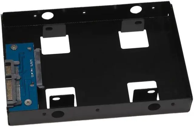 Alt view image 3 of 5 - 2.5 Inch SATA SSD or Mechanical Hard Disk to 3.5 Inch SATA SSD,SSD Bracket Tray 2.5 Inch to 3.5 Inch Hard Disk Bay