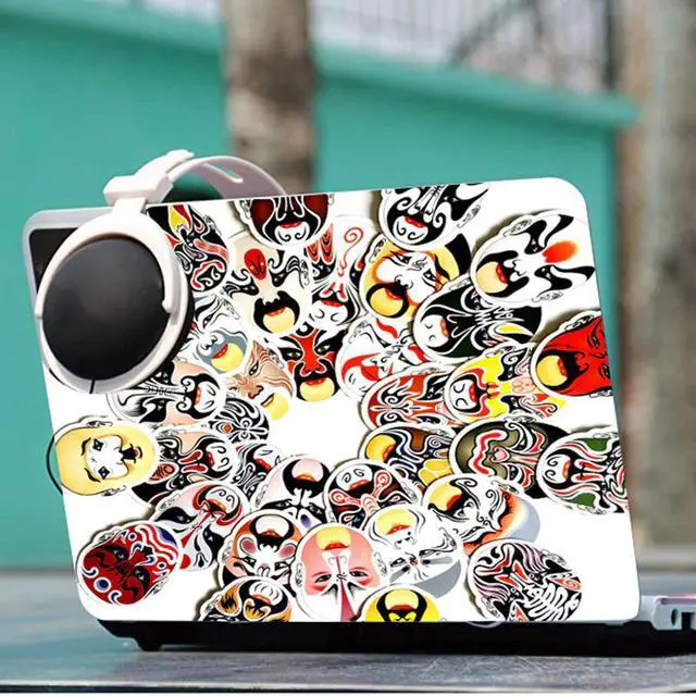 Alt view image 2 of 5 - Facial Makeup Graffiti Stickers, Artistic Style, Computer, Mobile Phone and Tablet Decoration Stickers 35 Cool Stickers