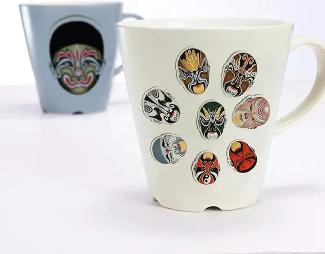 Alt view image 3 of 5 - Facial Makeup Graffiti Stickers, Artistic Style, Computer, Mobile Phone and Tablet Decoration Stickers 35 Cool Stickers