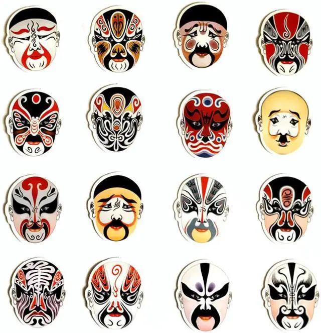 Alt view image 4 of 5 - Facial Makeup Graffiti Stickers, Artistic Style, Computer, Mobile Phone and Tablet Decoration Stickers 35 Cool Stickers