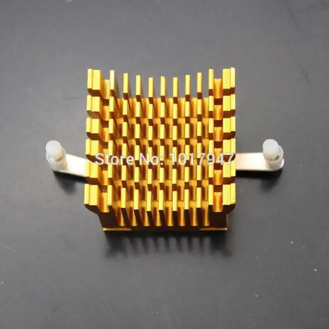 Alt view image 3 of 3 - 1 Pieces IC Golden Chip CPU Computer North Bridge Northbridge Cooling Cooler Heatsink