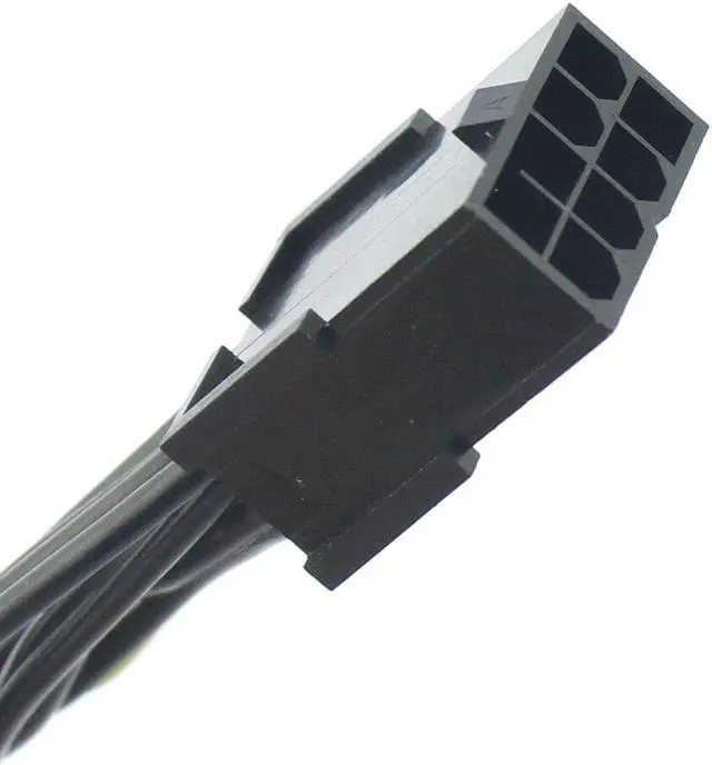 Alt view image 5 of 6 - PCI-E PCIE 8p Female to 2Port Dual 8pin 6+2p Male GPU Graphics Video Card Power Cable Cord 18AWG Wire Cable for BTC Miner Mining