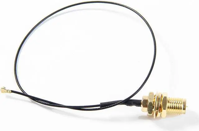 Main image of 2Pcs U.FL IPEX MHF4 to RP-SMA 0.81mm RF Pigtail Cable Antenna For Intel AX200 9260NGW 8260NGW 8265NGW NGFF M.2 WiFi Card router
