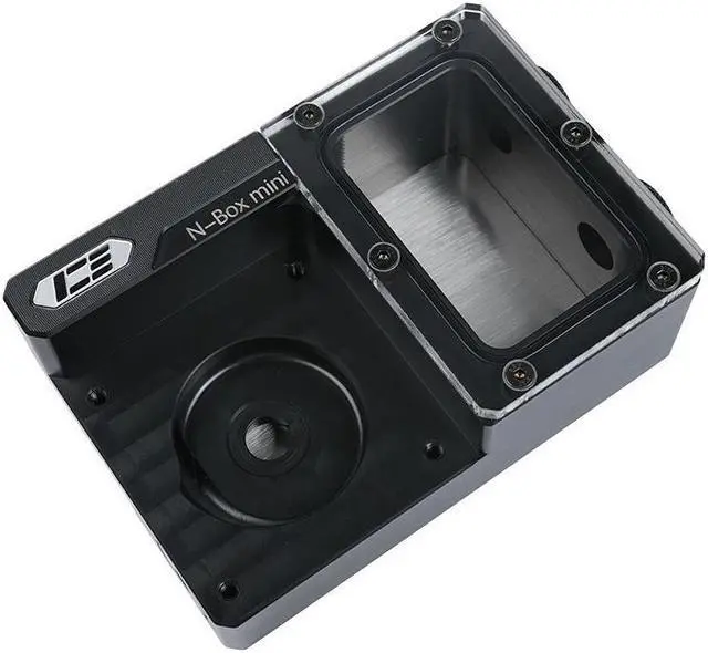 Alt view image 3 of 3 - IceManCooler Mini DDC Pump ITX Computer Case Water Cooling Reservoir,Water Tank Support Integrated DDC Pump