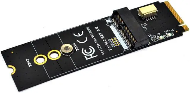 Alt view image 3 of 6 - M.2 Wifi Adapter M.2 M Key to A+E Key Slot Wifi Bluetooth Network Card NGFF NVMe PCI express SSD Port to E key Slot Wifi Adapter