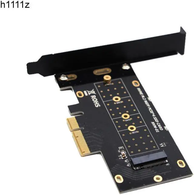 Main image of M.2 NVME SSD to PCIe x4 Card Converter 2230 2242 2260 2280 NVM Express PCI-e Adapter x4 x8 x16 Slot w/PCI Cover Mounting Bracket