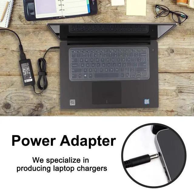 Alt view image 2 of 3 - 45w Charger Power AC Adapter fit for dell-xps-13-charger fit for dell Laptop Charger fit for dell