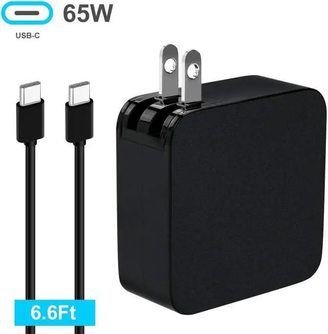 Alt view image 2 of 3 - fit for 65W USB C Charger Replace for HP Spectre x360 13 13-ac013dx EliteBook x360 1030 G3 1040 G6 Elite x2 101