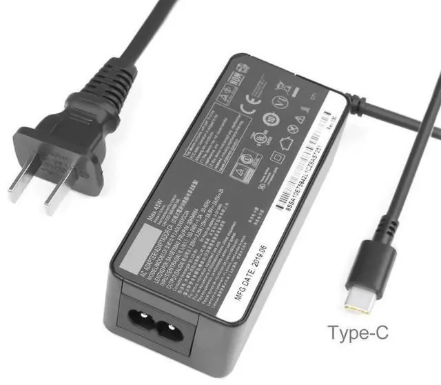 Alt view image 2 of 3 - 45w USB-c Charger fit for lenovo ThinkPad T590 T580 T495s T495 T470s T470 E490s