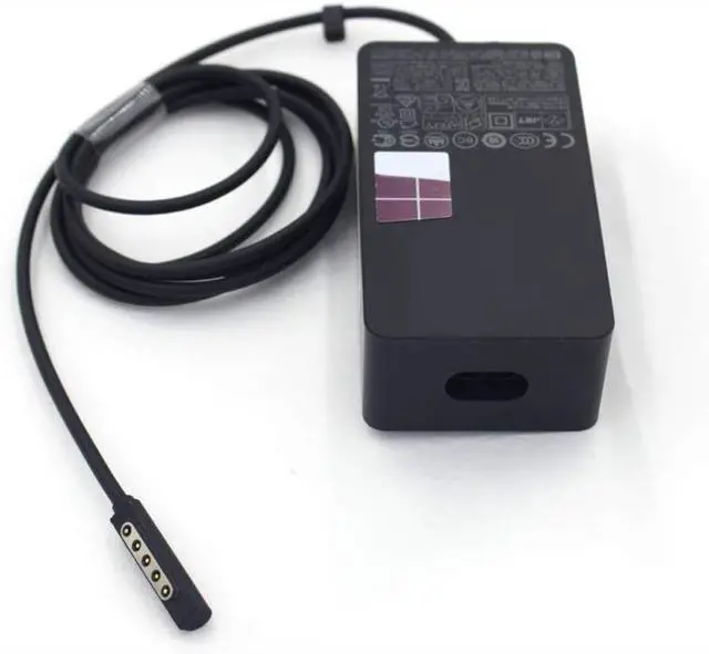 Alt view image 2 of 3 - Fit for 48W Power Adapter Charger Compatible with Microsoft Surface Pro 1 Pro 2 10.8 Tablet PC 1.7 FT Power Cord 12V3.6A