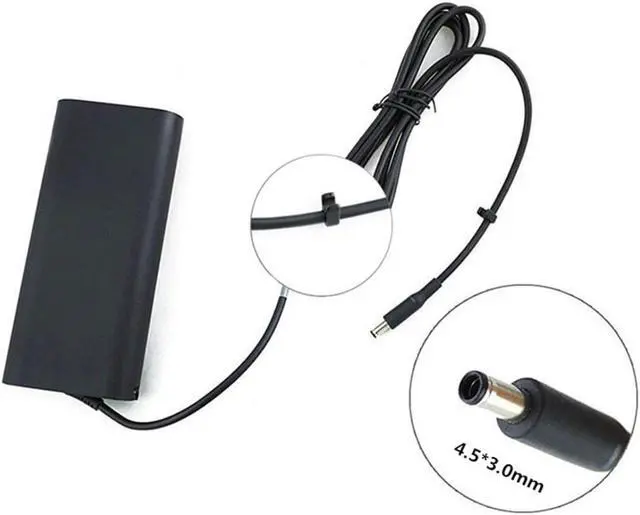 Alt view image 3 of 3 - Fit for 130W 4.5mm Ac Adapter Charger Power Supply Fit for Dell XPS 15 9530 9550 9560 9570 Inspiron 7347 7348 7459