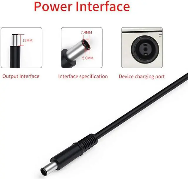 Alt view image 3 of 3 - Fit for AC Charger Fit for Dell Alienware 17 R1 Alienware 17 R2 Alienware 17 R3 Alienware 17 R4 Alienware 17 R5 450-