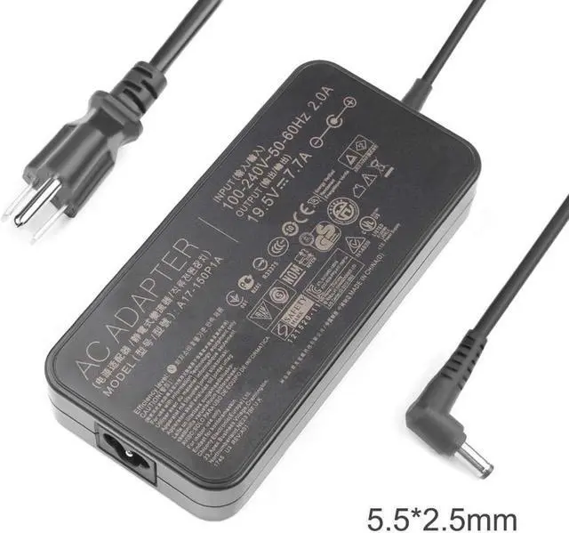 Alt view image 3 of 3 - Fit for 150W AC Adapter Charger Fit for Asus G71G G71GX G71V G72GX G73JH-X1 G73SW-BST6 G73 G73Jh