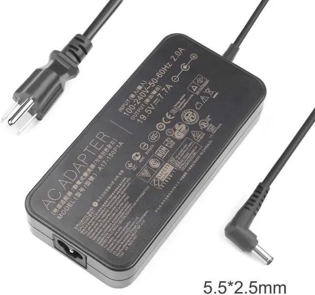 Alt view image 2 of 3 - 150W Charger ac adapter A17-150P1A A17150P1A A17-150P2A fit for asus GL503G GL503GE GL703G GL703GE GL703GS GL703V GL70