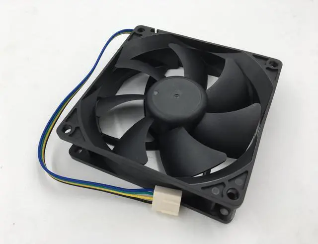 Alt view image 2 of 3 - pwm fan EVERFLOW F129025BU 9cm 9025 12V 0.38A 4 lines pwm computer CPU chassis cooling fan