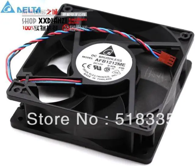 Main image of for delta AFB1212ME 12CM 120MM 12038 120*120*38MM 12V  0.4A  case axial case cooling fan