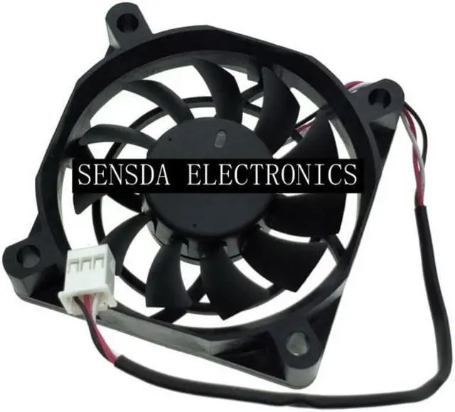 Alt view image 2 of 3 - for delta NUB0612MB NUB0612MB-01 12V 0.10A 6015 60mm 60x60x15mm silent quiet Server Square projector cooling fan