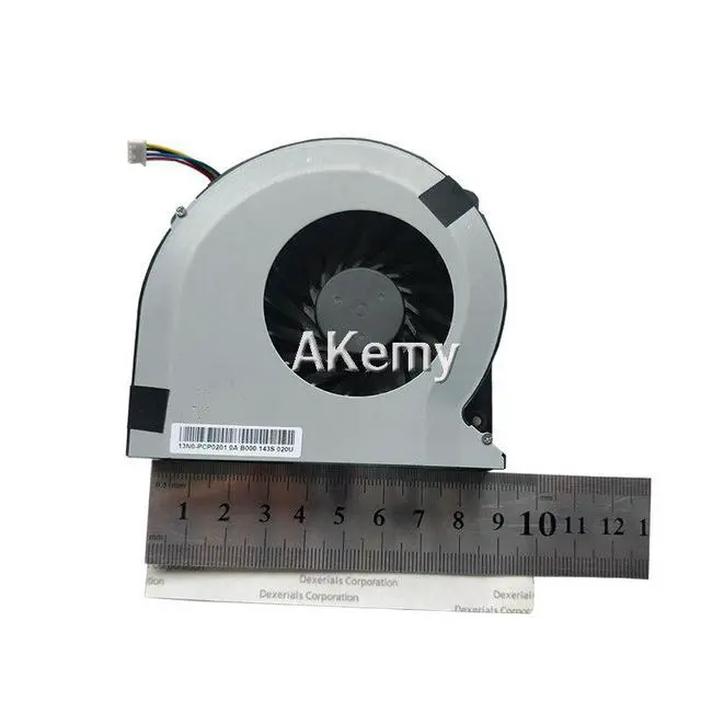 Alt view image 3 of 4 - Akemy COOLING REVOLUTION and CPU fan for Asus G750JW G750J cpu cooling fan cooler AB07512HX26DB00 00CWG750VGA thick 1.5cm 12V