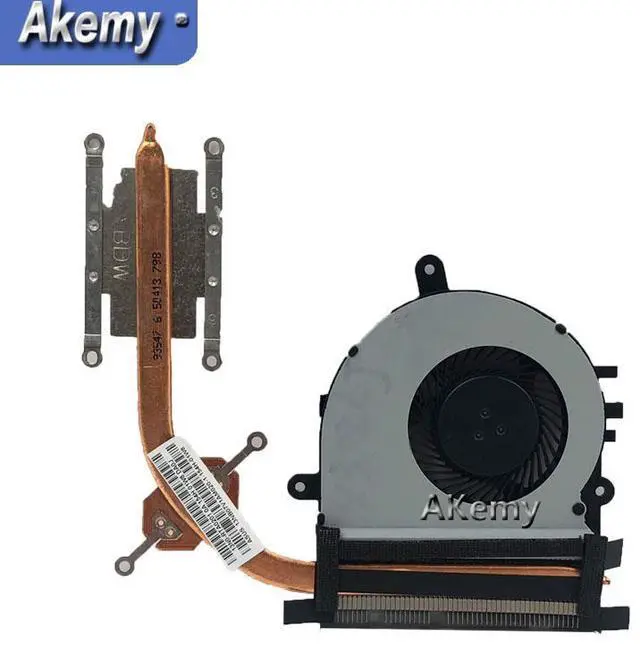 Alt view image 4 of 6 - Akemy For ASUS X455LD A455 A455L K455L X455LJ Y483L CPU fan cooling Radiator Heat sink Heatsink Cooler  Radiator   fan and heatsink