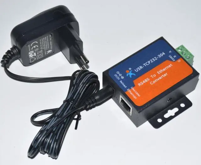Main image of Modbus serial port RS485 to Ethernet Converter server USR-TCP232-304 data transmission DHCP/DNS Supported