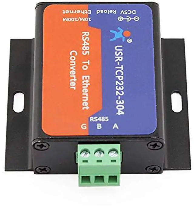 Alt view image 2 of 6 - Modbus serial port RS485 to Ethernet Converter server USR-TCP232-304 data transmission DHCP/DNS Supported