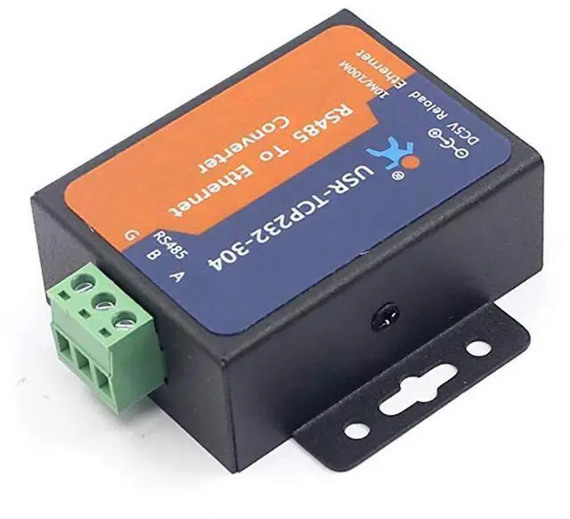 Alt view image 3 of 6 - Modbus serial port RS485 to Ethernet Converter server USR-TCP232-304 data transmission DHCP/DNS Supported