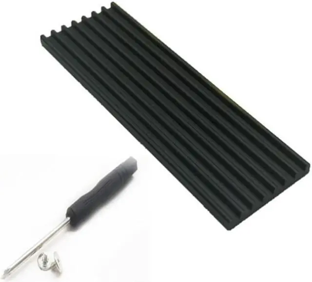 Alt view image 4 of 4 - Aluminum Heatsink Chipset Heat Sink,with Cooling Pad,for NVME NGFF M.2 2280 PCIE SSD