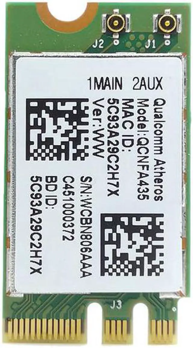 Main image of Wireless Adapter Card for Qualcomm Atheros QCA9377 QCNFA435 802.11AC 2.4G/5G NGFF WIFI CARD Bluetooth 4.1