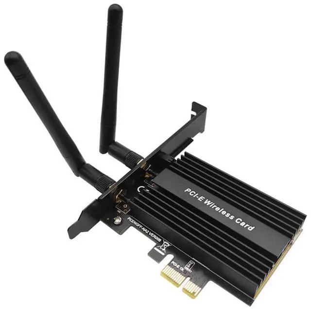 Alt view image 2 of 4 - Bluetooth 5.1 PCI-E to NGFF M.2 WIFI Wireless Module to AX200 WIFI6 Wireless Network Card Adapter Converter