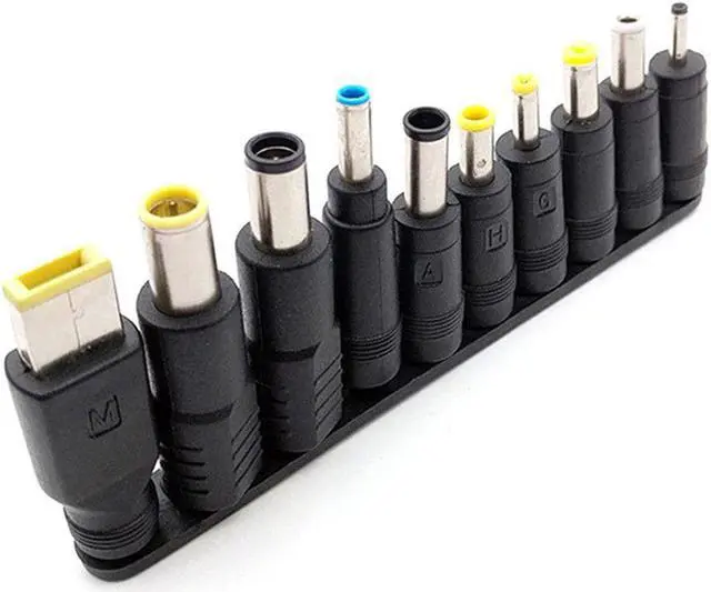 Alt view image 5 of 6 - 10 Pieces / Set Universal For Notebook Laptop Charger Power Adapter Tips Jack Connector To Connect Charging