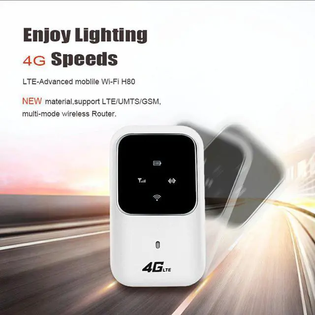 Alt view image 6 of 6 - 4G Wireless Router Mobile Portable Wi-Fi Car Sharing Device With Sim Card Slot Wireless Router Unlimited Portable Wifi Router