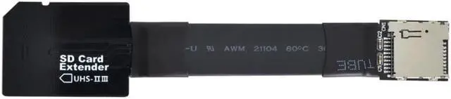 Alt view image 3 of 3 - SD Card Extension Cable SD Male Extender to TF Micro Card Female Adapter Flexible SD/SDHC/SDXC UHS-III UHS-3