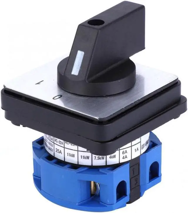 Alt view image 5 of 5 - BEM28-25/1 C02 Universal Changeover Switch 690V 25A 2 Position Selector Rotary Cam Switch rotary switch