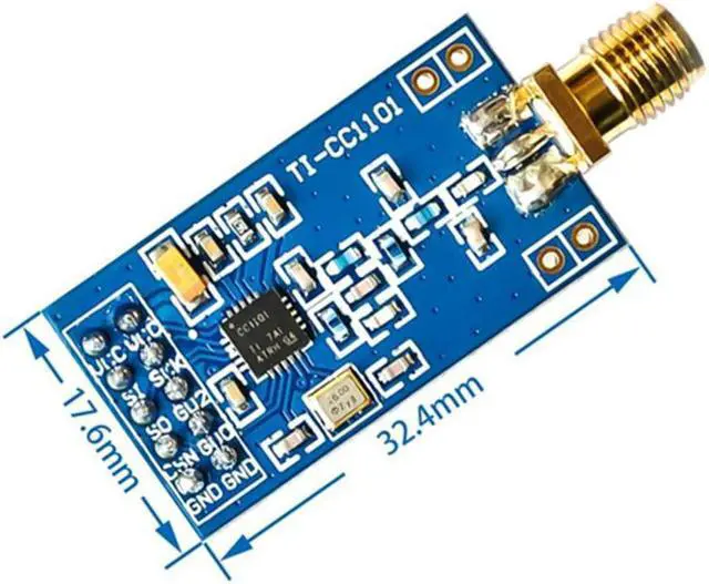 Alt view image 2 of 2 - Ultra-stable CC1101 wireless module / industrial grade, with external antenna, with rich routines